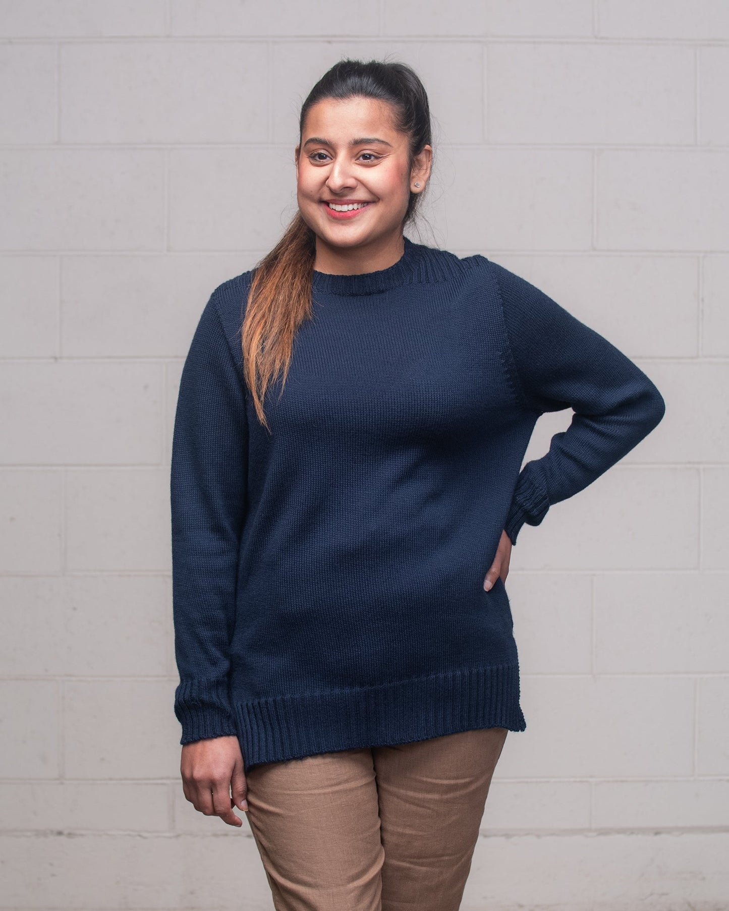 WOMENS KARUKARU LS MERINO CREW TUNIC