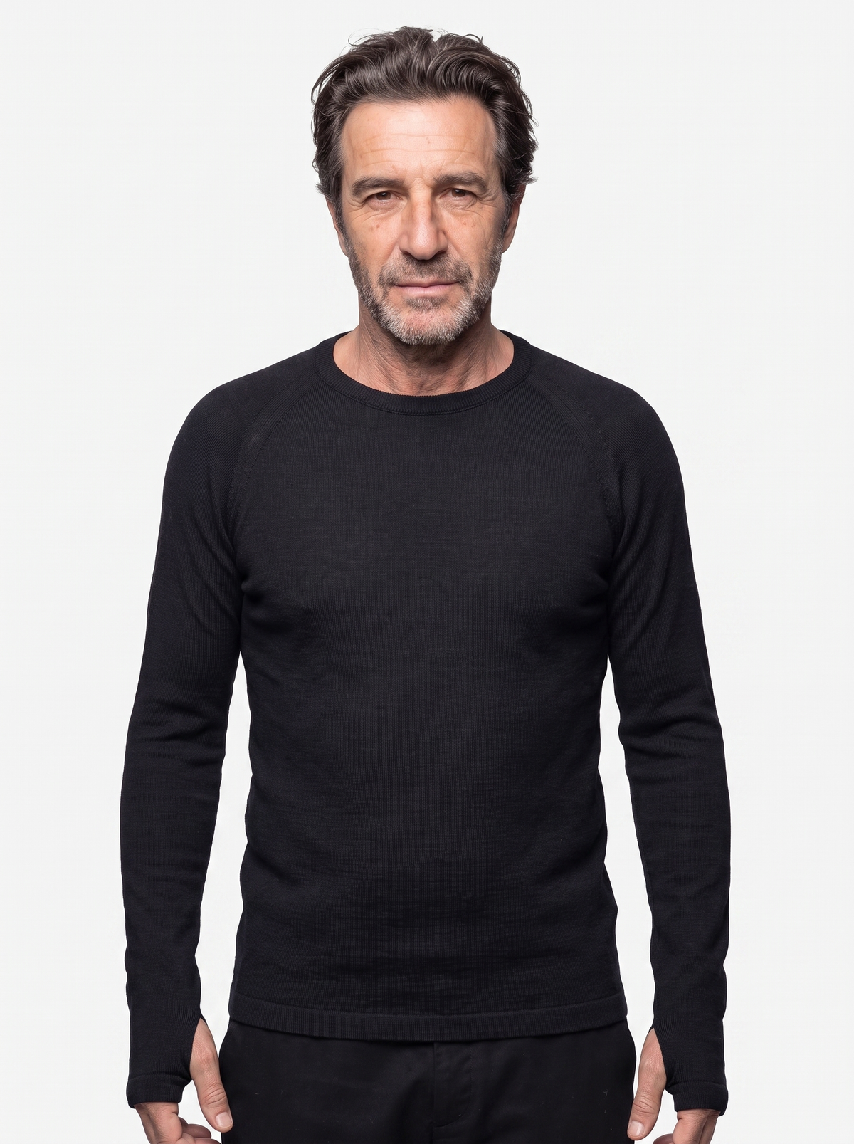 SUPERFINE MERINO ALPINE LONG SLEEVE CREW