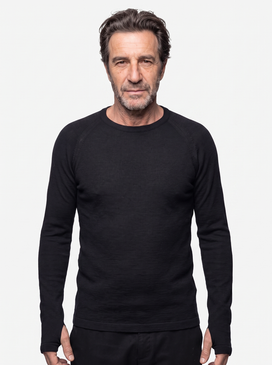 SUPERFINE MERINO ALPINE LONG SLEEVE CREW