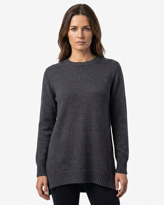 WOMENS KARUKARU LS MERINO CREW TUNIC