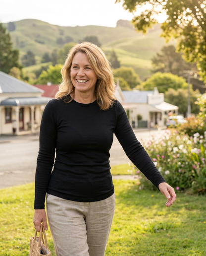 UNISEX SUPERFINE MERINO LONG SLEEVE TEE