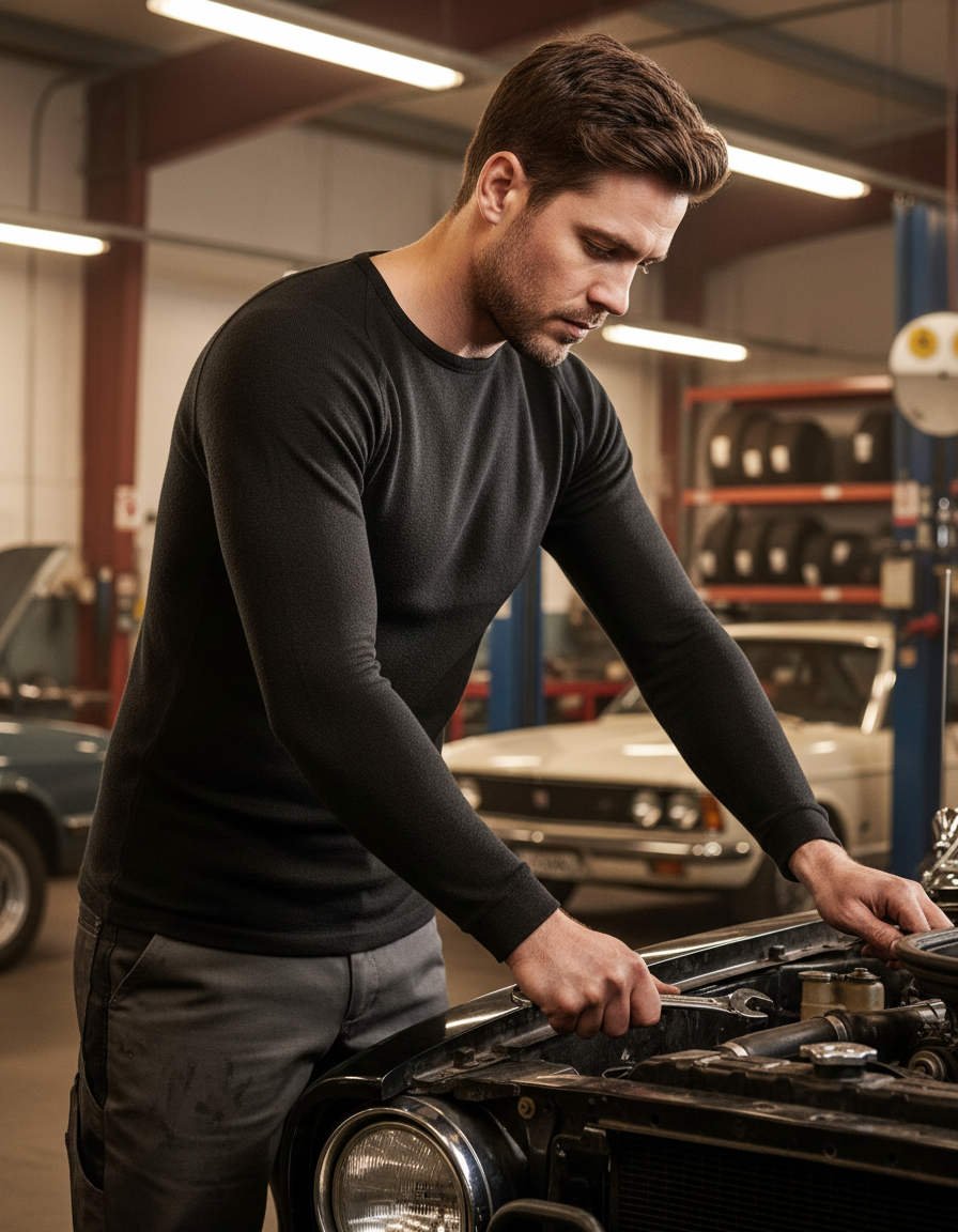 UNISEX SUPERFINE MERINO LONG SLEEVE TEE