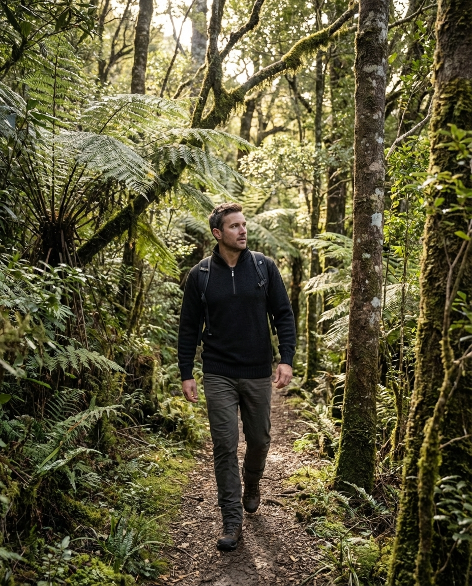 MENS AWAKARI MERINO QTR ZIP