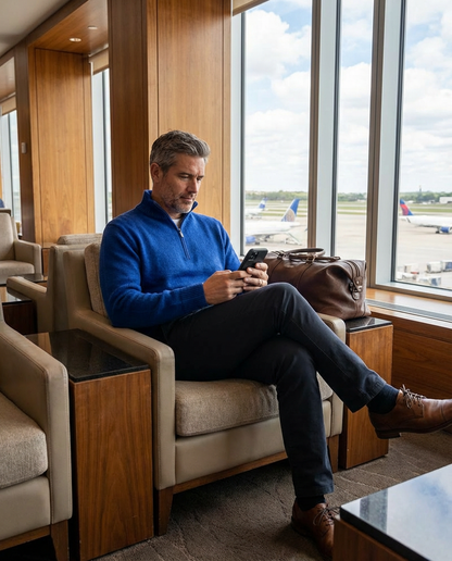 MENS AWAKARI MERINO QTR ZIP